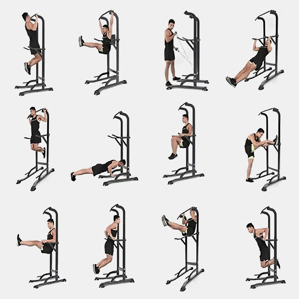 Power Tower Pull up Bar for Home Gym, Multi Functional Pull up Bar Stand Dip Bar