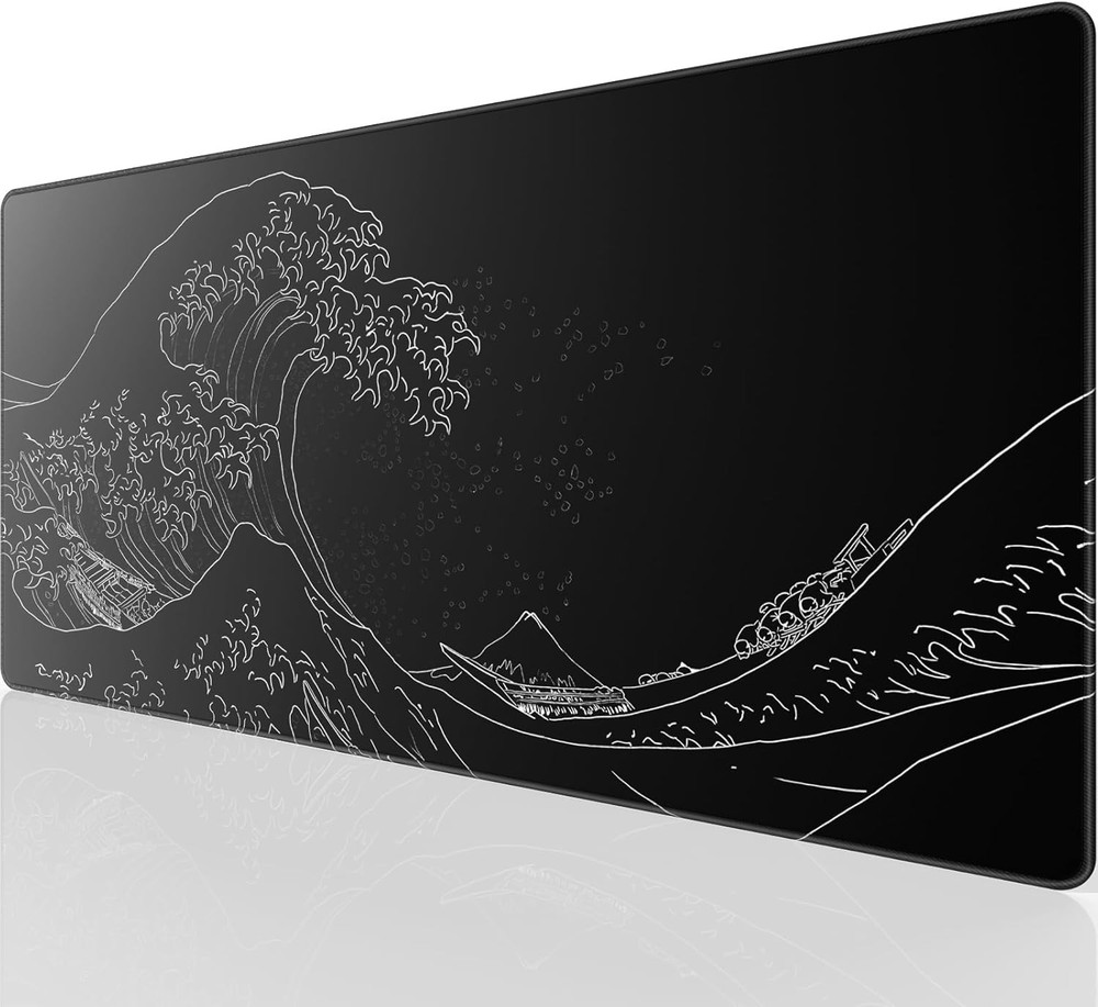 Oversized Gaming Mouse Pad Desk Mat Micro-Weave Cloth Precise Control Non-Slip
