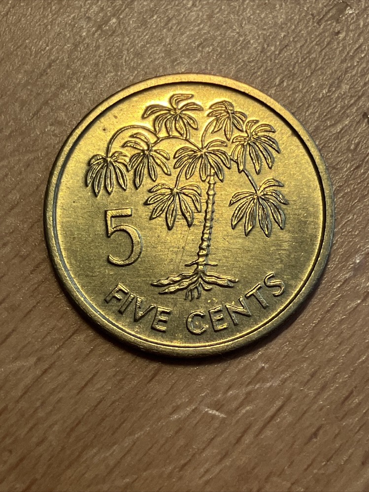 Seychelles 5 Cents 2003 as pictured. Free Postage