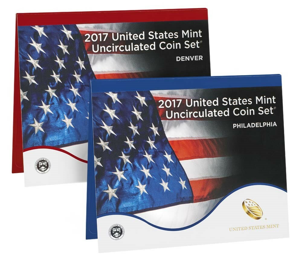 2017 P&D Uncirculated US Mint Set with first ever P MM Cent UN-OPENED MINT BOX