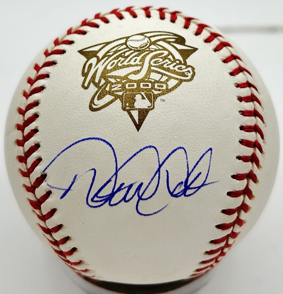 Derek Jeter Signed 2000 World Series Baseball ROMLB Autographed PSA/DNA COA
