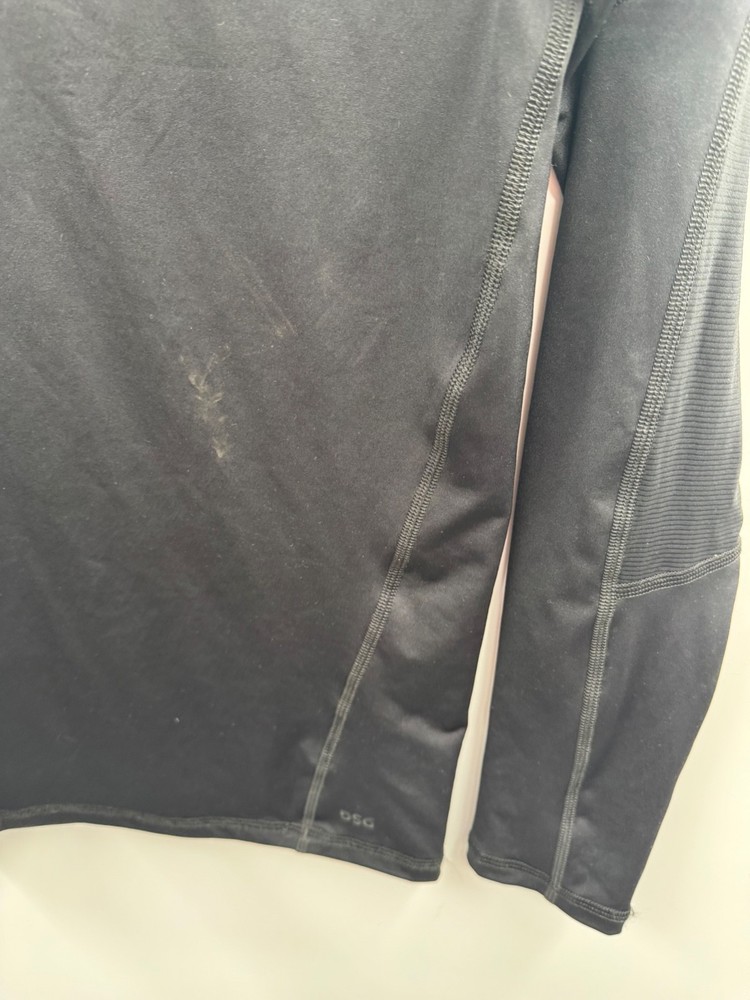 NWT DSG Compression Base Layer Men's Medium Black Crew Neck Long Sleeve Pullover