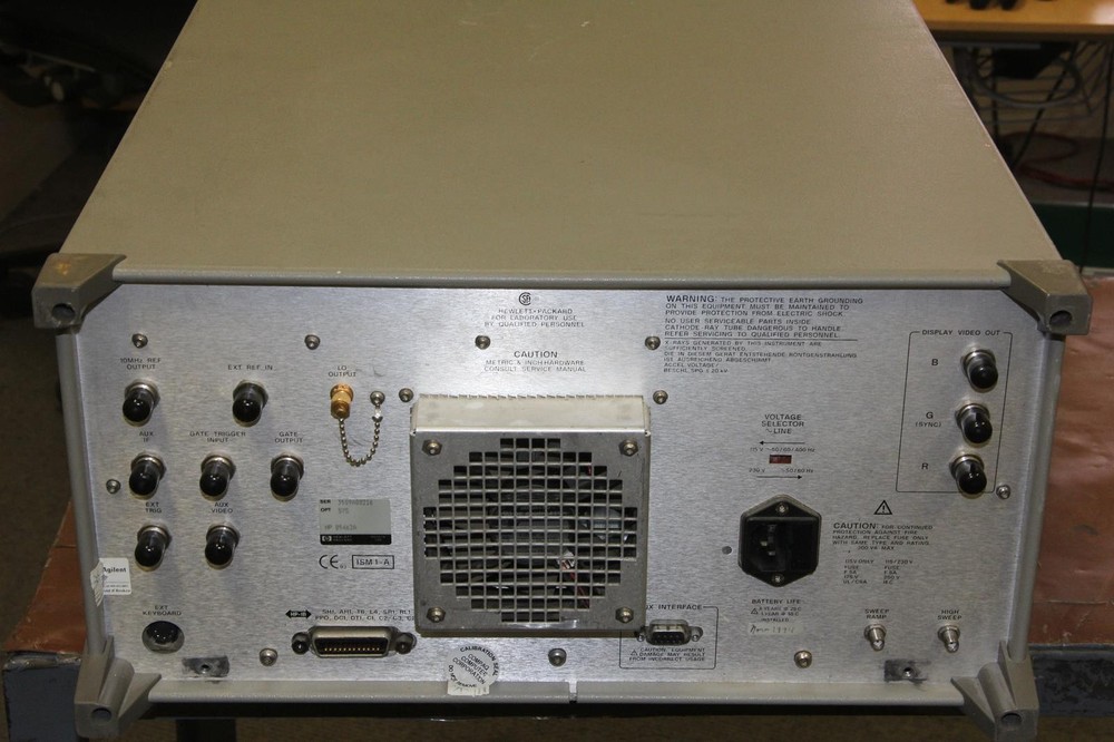 HP HEWLETT PACKARD 8546A EMI Receiver OPT SYS