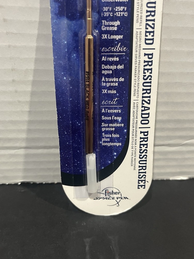 Fisher Space Pen Pressurized Refills - Black - Medium - SPR4 SEALED NEW