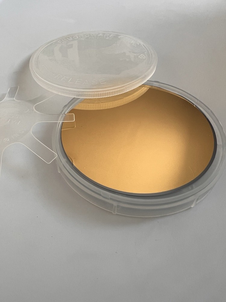 150 mm notched P type silicon wafer gold plated 1 side