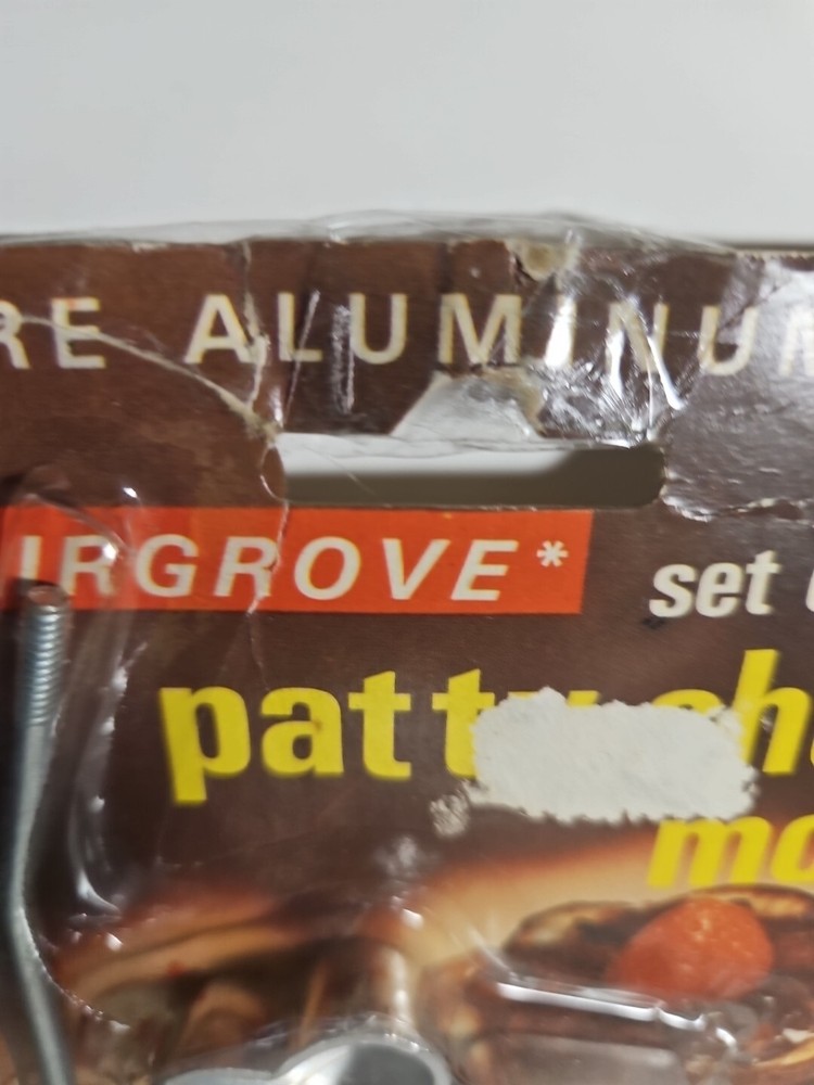 Vintage Fairgrove Aluminum Patty Shell Set Rosette- In Original Packaging