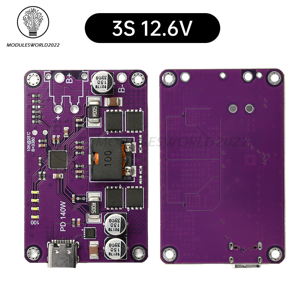 PD3.1 140W Fast Charging 3S 4S 5S 6S Lithium Battery Charging Discharging Module