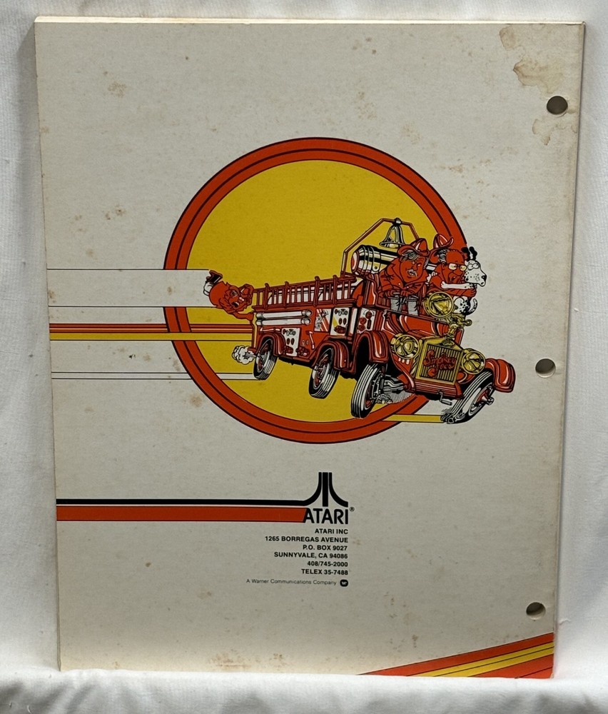 ORIGINAL-ATARI-SMOKEY JOE-OPERATION, MAINTENANCE AND SERVICE MANUAL