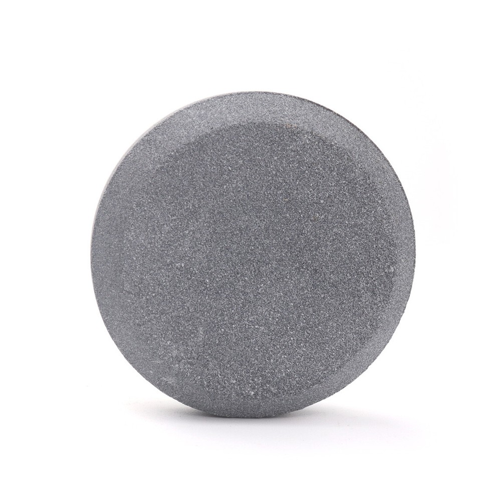 US Dual Grit 120/180 Round Sharpening Stone Axe Blade Edge Sharpener Hand Tool