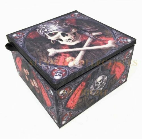 Small Pirate Skull Mirror Box