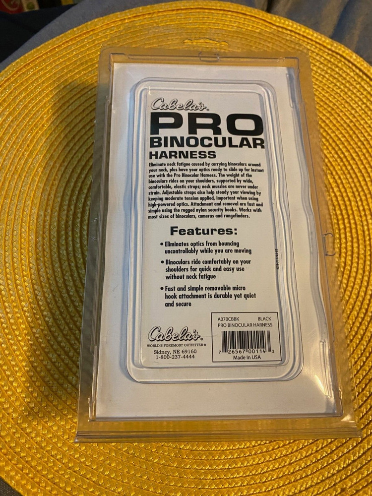 Cabela's Pro Binocular Harness with Rangefinder Attachment Clip