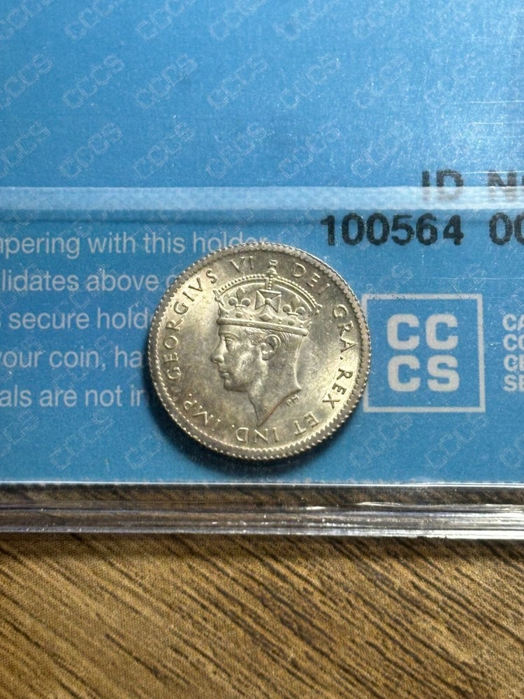 Newfoundland 1941 5 Cents CCCS Graded MS64