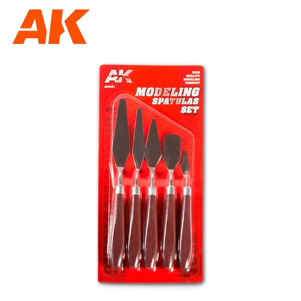 AK Interactive AK9051 Modeling Spatulas Set - US