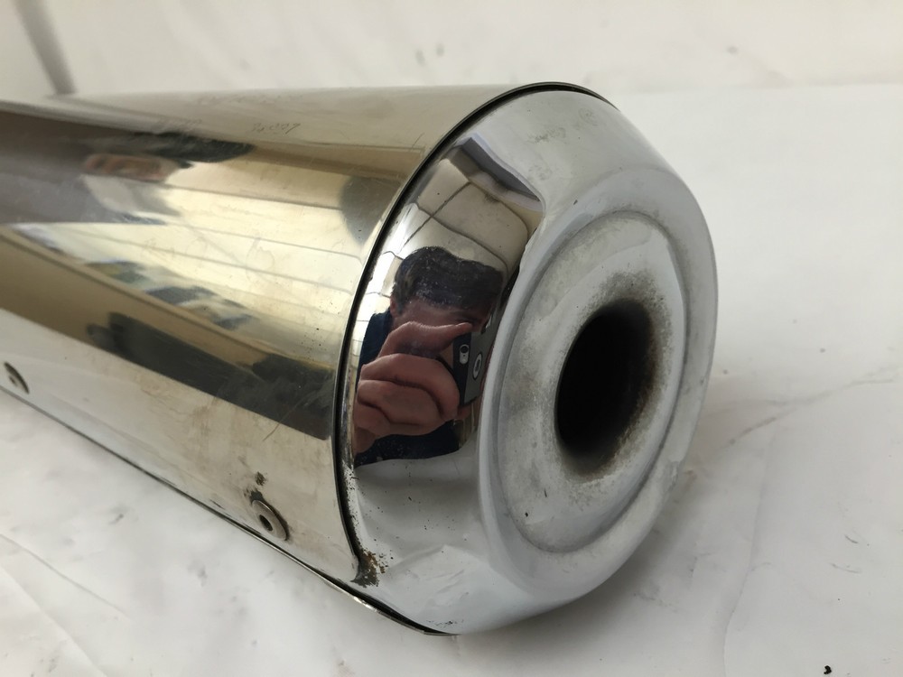 TRIUMPH 2001 TROPHY 1200 LEFT EXHAUST PIPE MUFFLER *