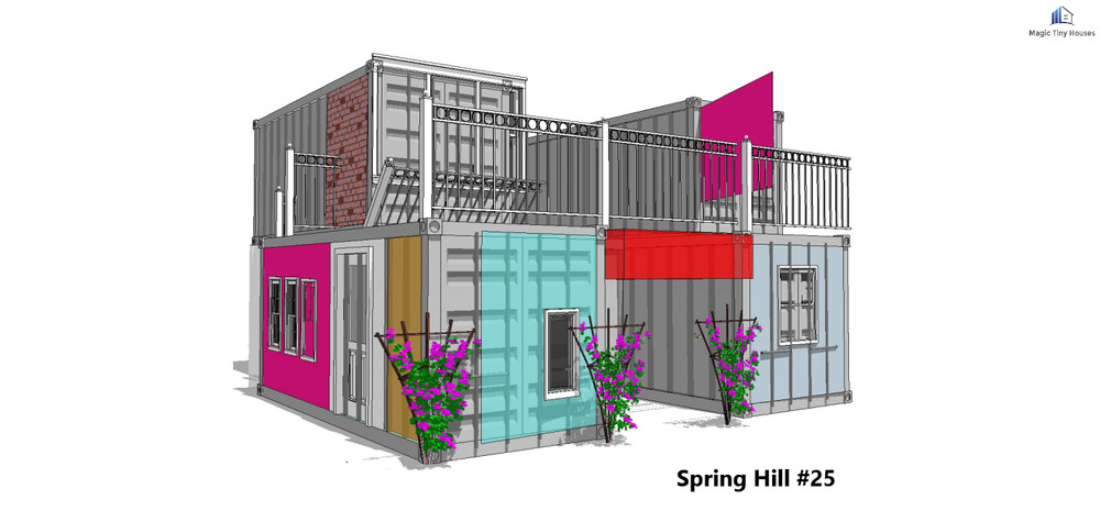Tiny Shipping Container House Catalog L40' X W8' or L20' X W8'