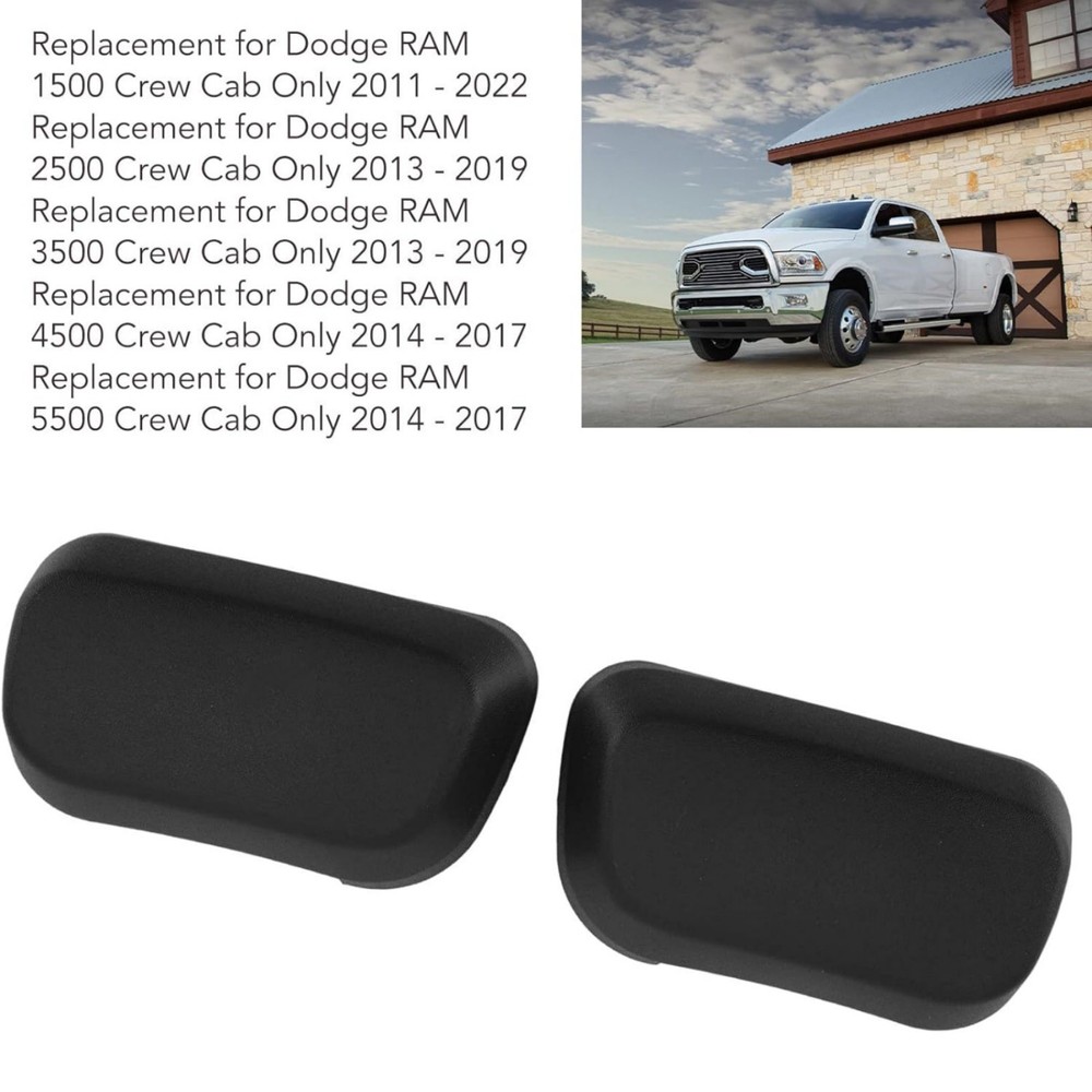For Dodge Ram Crew Cab Running Board End Cap 68193113AA Replacement 2-Pack