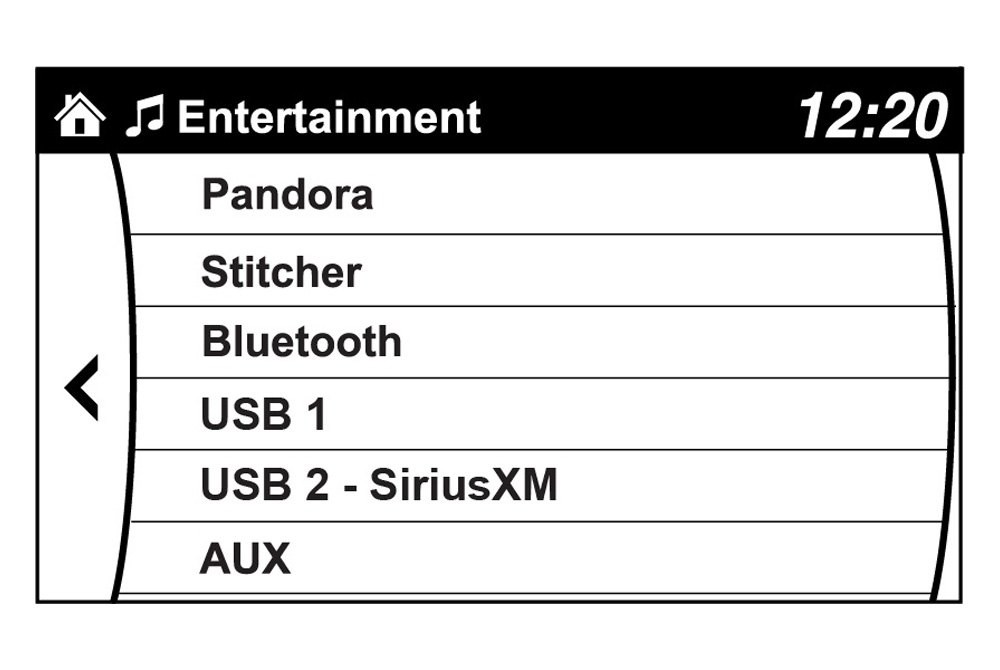 VAIS Technology GSR SiriusXM Satellite Radio interface