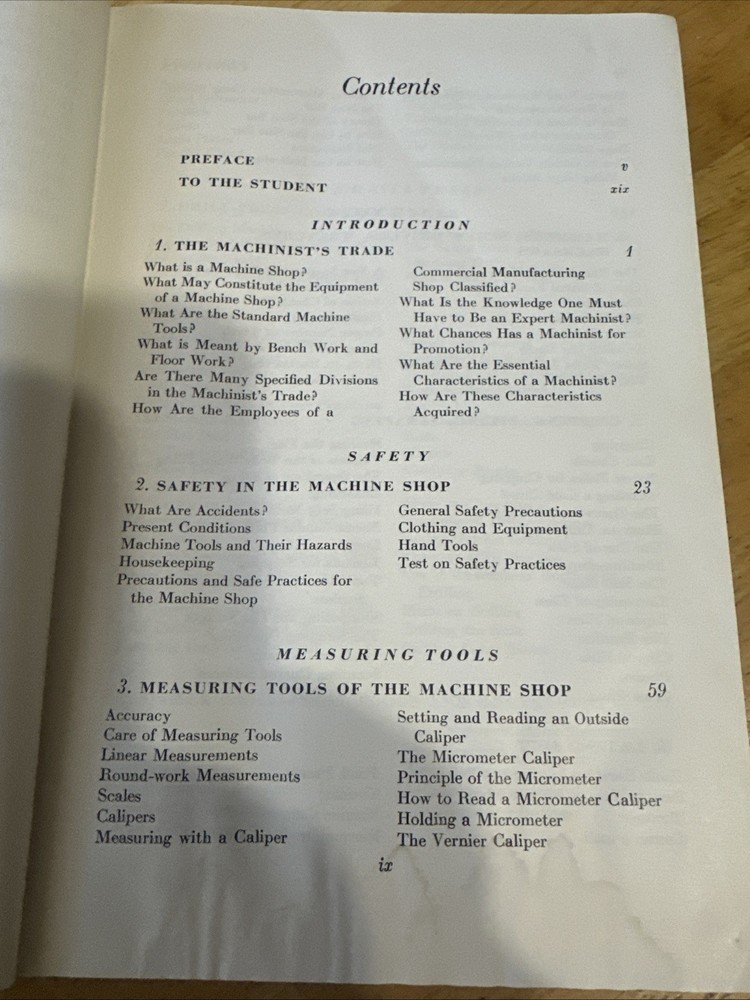 Machine Tool Operation Manual