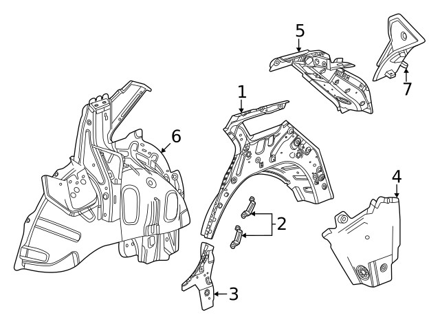 Genuine GM Rear Extension 26428768