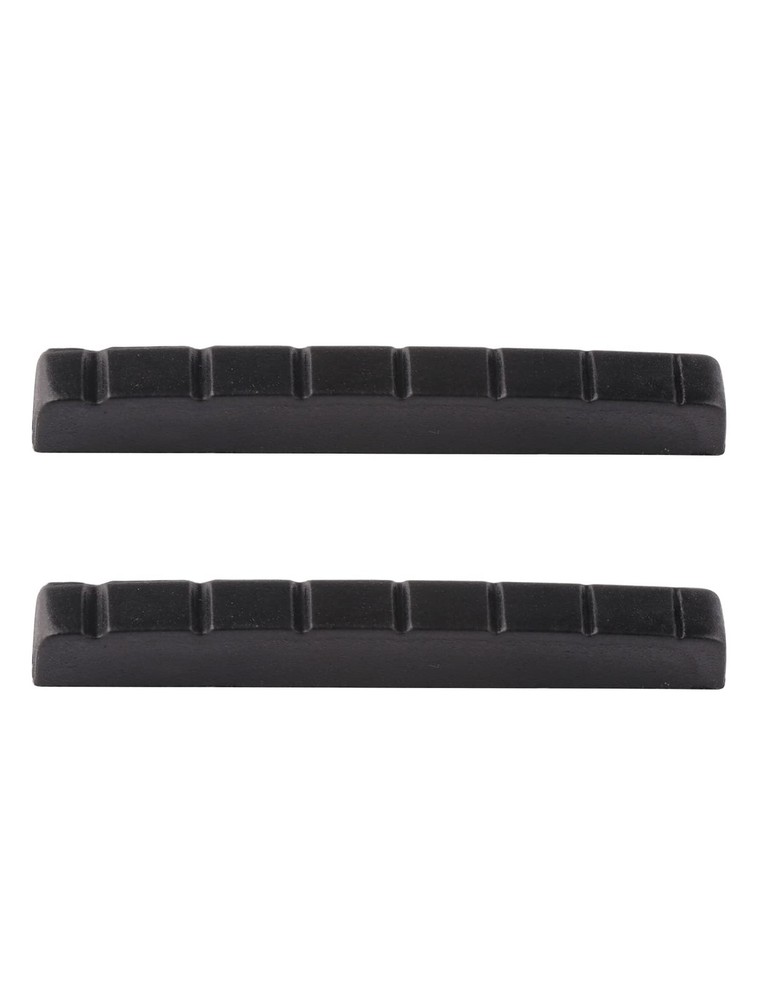 Metallor 7 String Graphite Guitar Nut Pre-Slotted Top for 7 Black