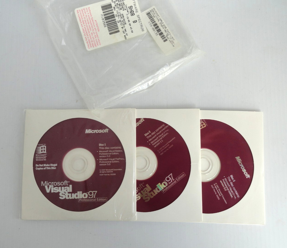 Microsoft Visual Studio 97 Professional Edition w/ Key