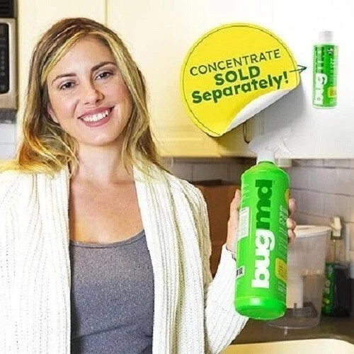 BugMD Essential Concentrate Use Pest Pure 100% Refillable Spray Bottle 32 oz