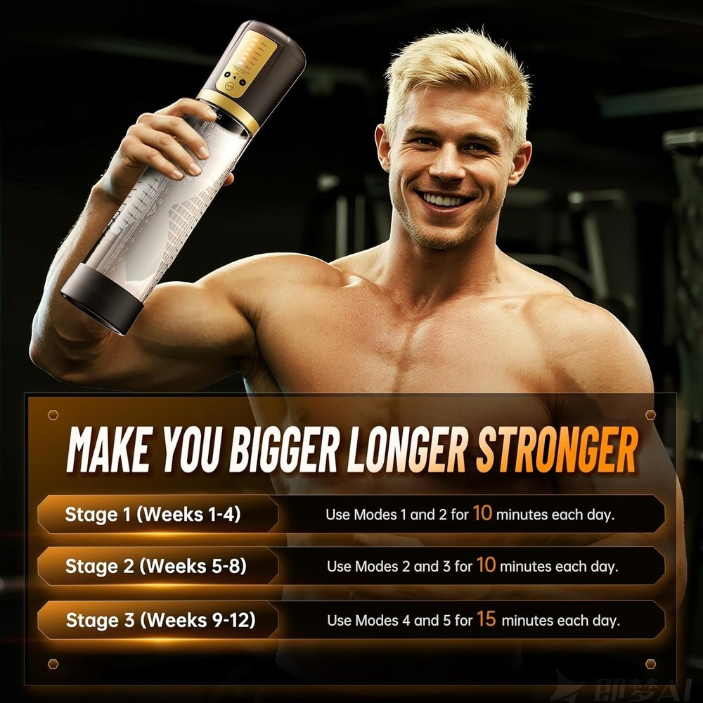 Automatic Male Penis Pump with Five Training Modes for Enhanced Performance