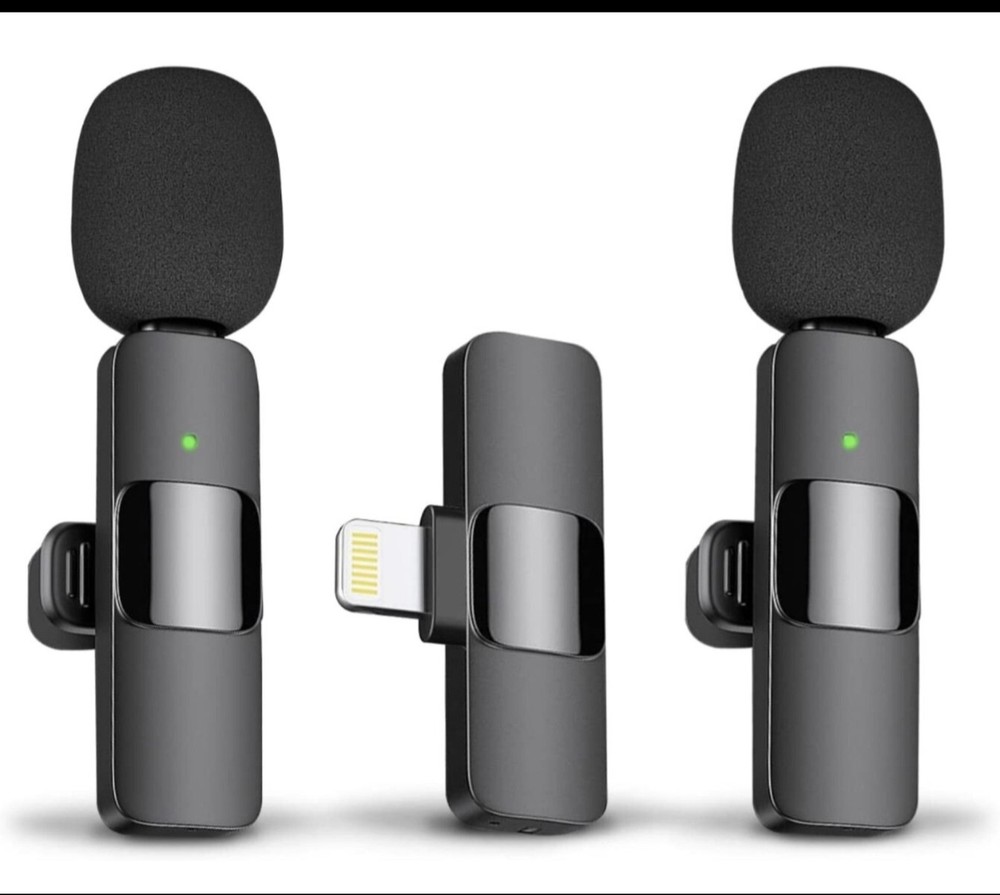 Professional Wireless Lavalier Lapel Microphone for iPhone, iPad - Cordless...