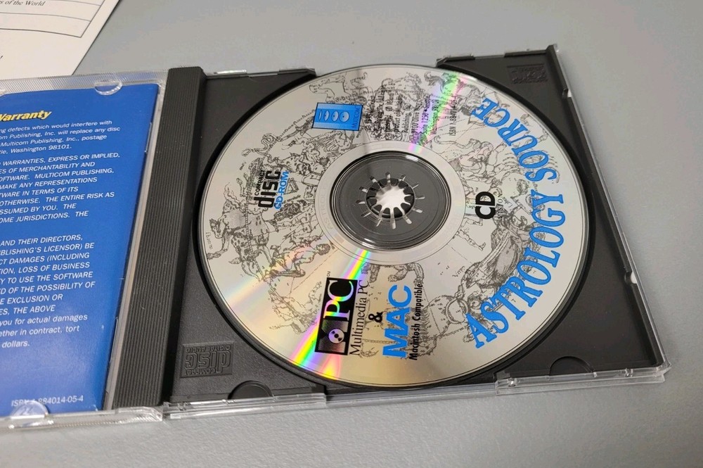 Astrology PC CD-ROM Big Box Complete MPC Mac Windows Software Vintage