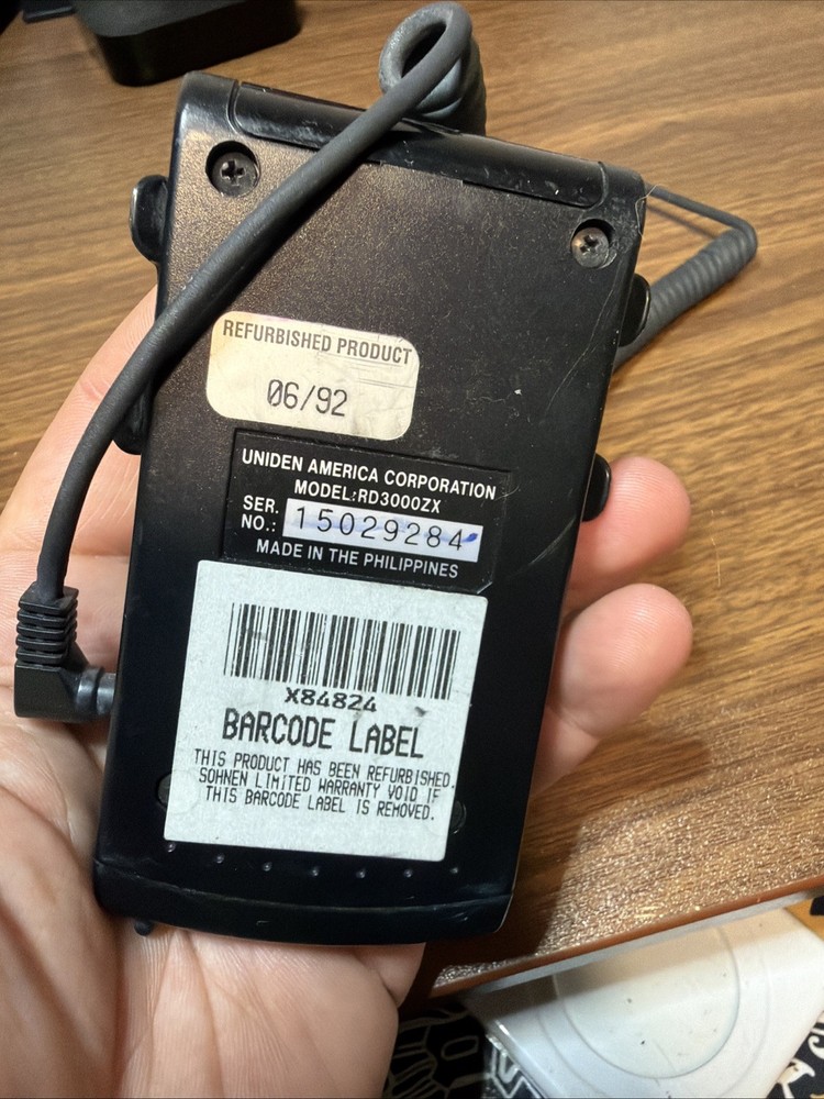Uniden Radar Detector rd3000zx