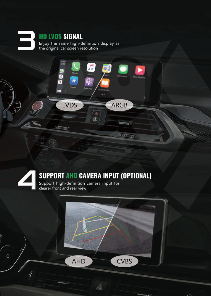 BMW X6 CarPlay / Android Auto OEM Integration for a 2013-2017 NBT