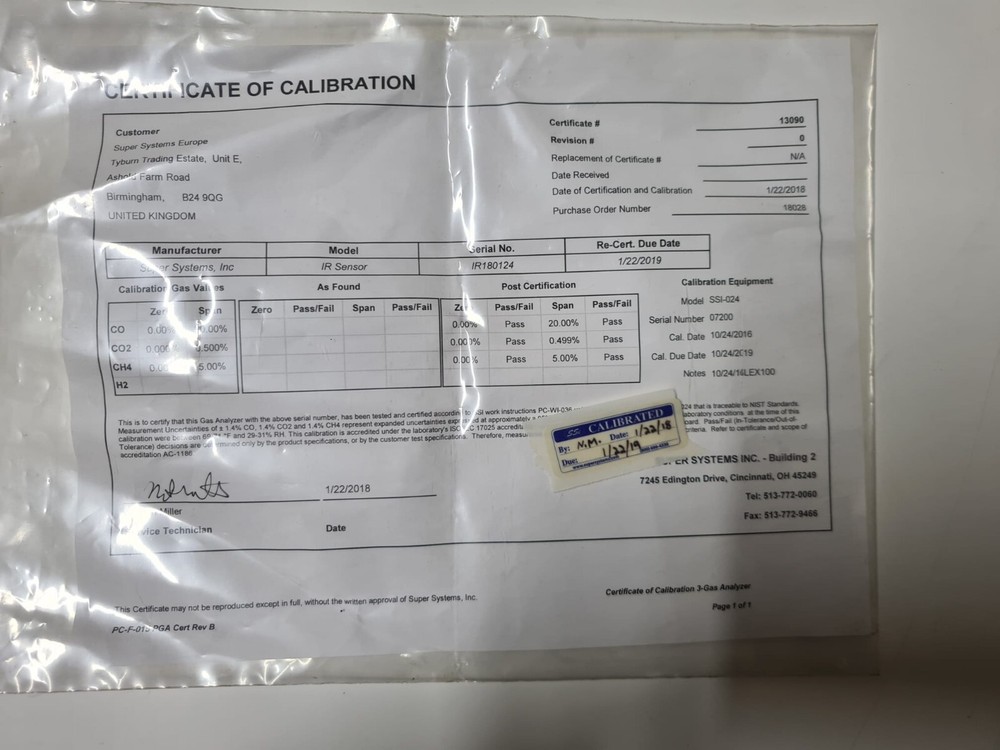 Super system inc.IR Gas Sensor Board