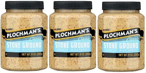 Plochman's Stone Ground Mustard 3 Pack