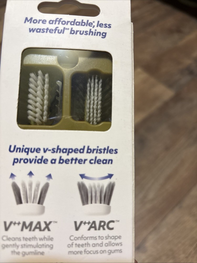 V-Eco Toothbrush 2Replaceable Brush Head System New Sealed