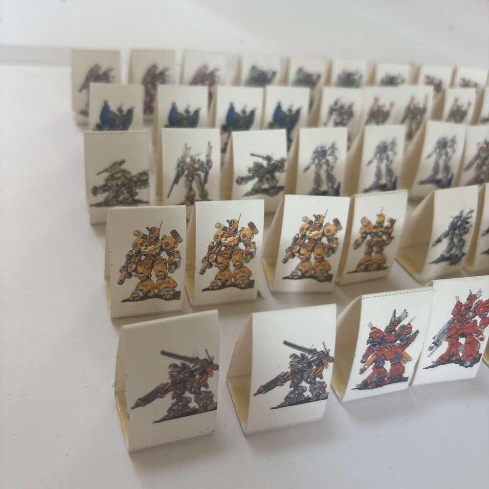 Vintage Battletech Combat Cardboard Character Standees