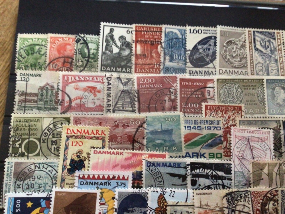 Denmark mounted mint or used stamps A12354