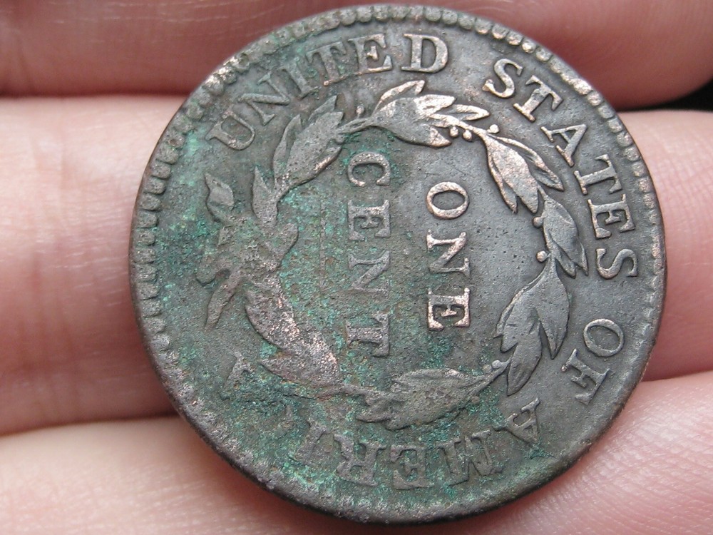 1816 Matron Head Large Cent- VF Details, Rotated Reverse Die Mint Error