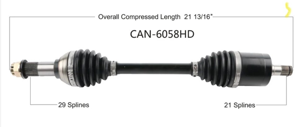 Hd 2.0 Axle Front Right 501-026058
