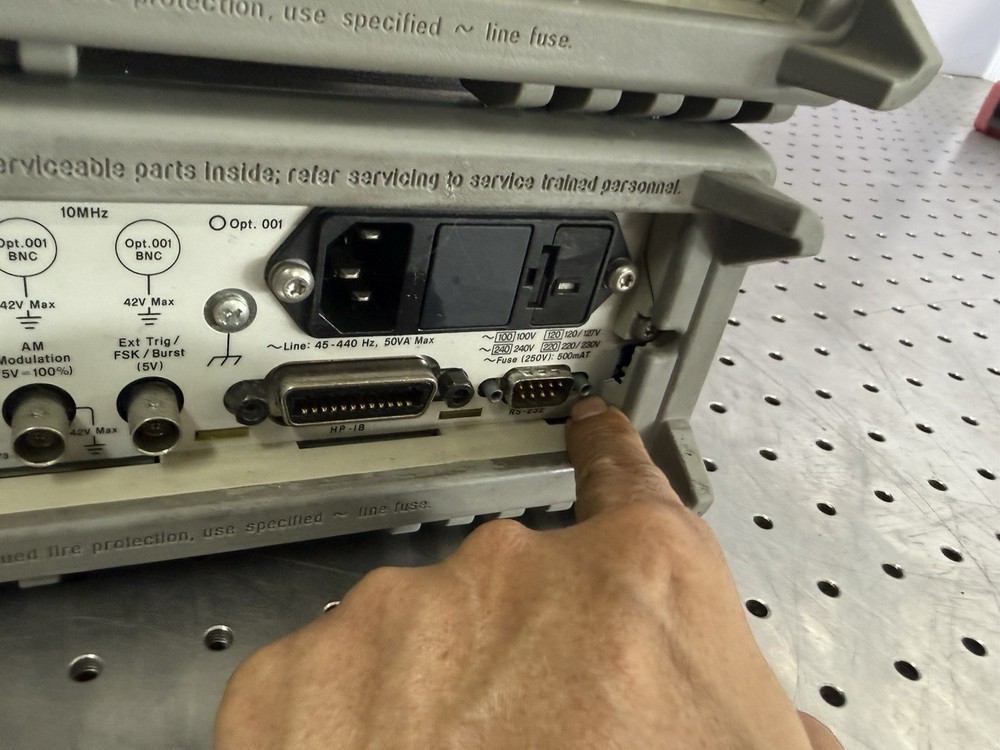 HP 33120A 15MHz Function Arbitrary Waveform Generator Tested Output Qty 5