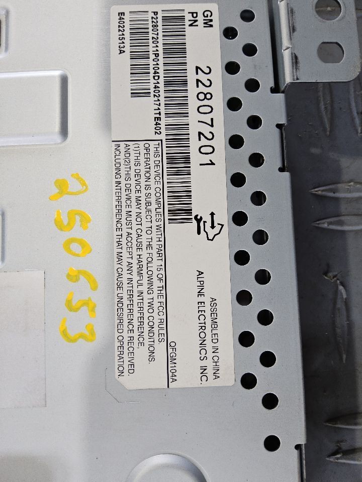 2010-2017 GMC Terrain Dash Mounted Lower 7" Display Screen