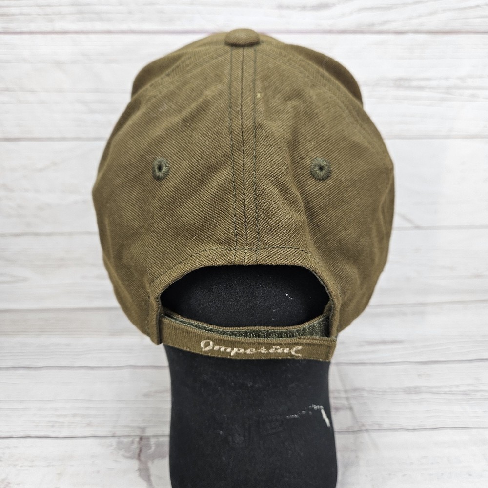Agate Beach Golf Course Adjustable Hat Cap Imperial Olive Green