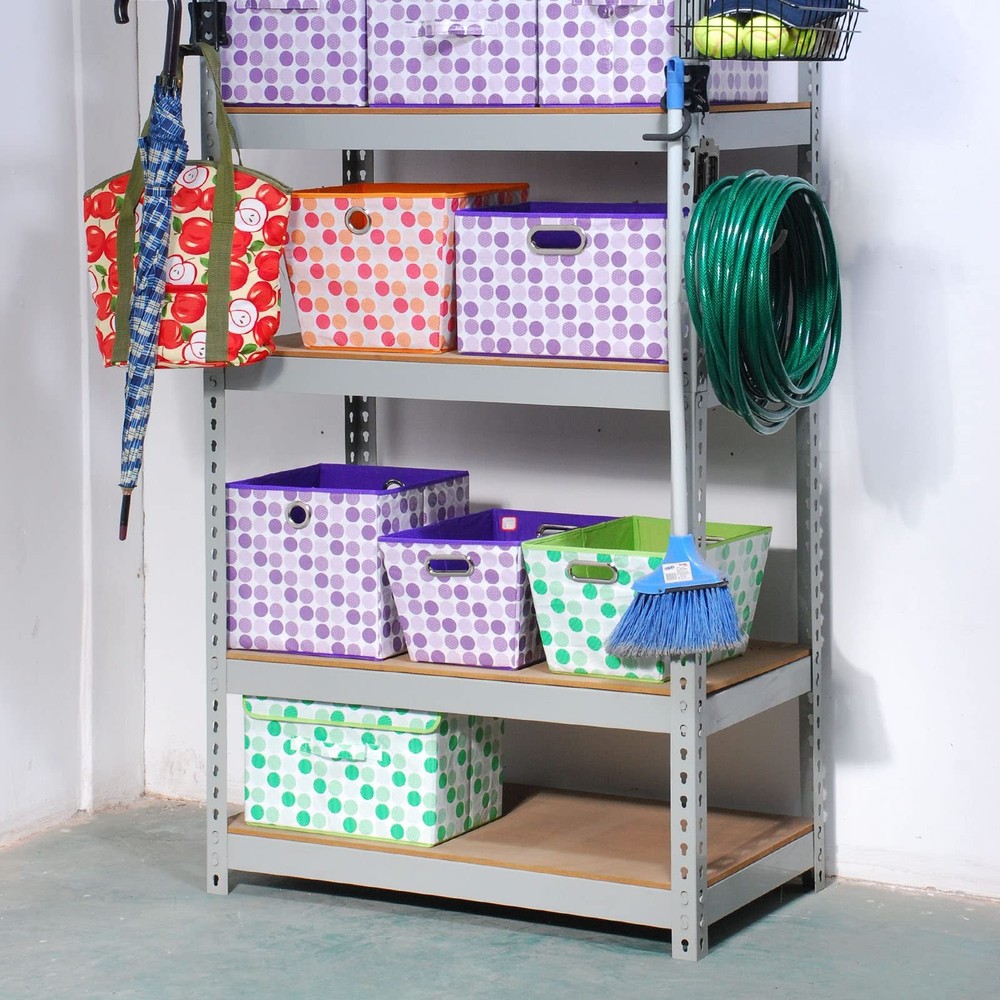 Wallmaster Boltless Shelving Hook Kit: Garage Tool Storage & Keyhole Rack Mount