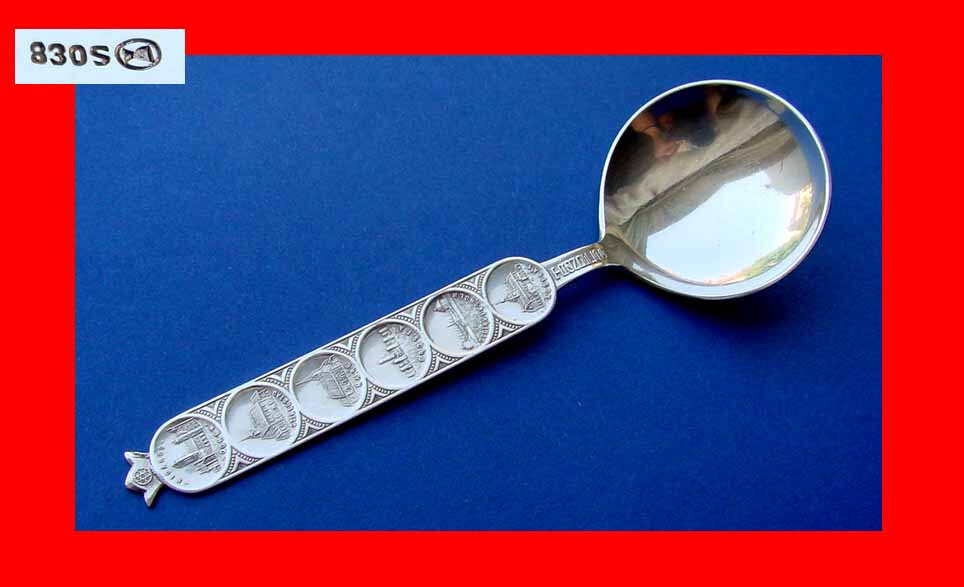 Very rare spoon, collector's spoon, 830 silver B190