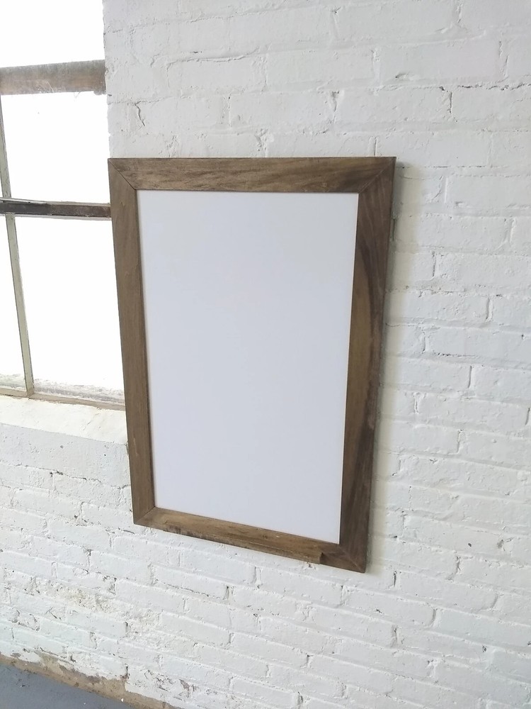 Modern Rustic Farmhouse Dry Erase Board with Optional Marker Ledge