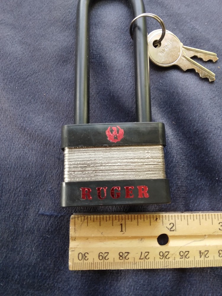 Ruger Lock with Two Keys, New in Plastic Bag