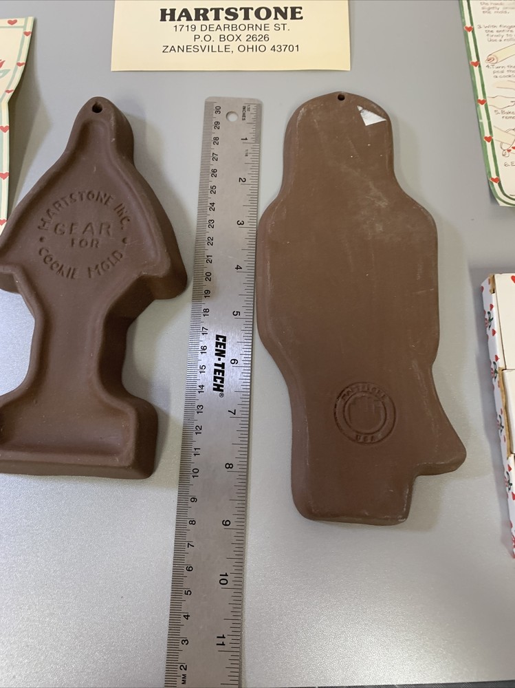 2 Cookie Cutter/Mold by HARTSTONE Design SANTA & Nutcracker Original box. 9"