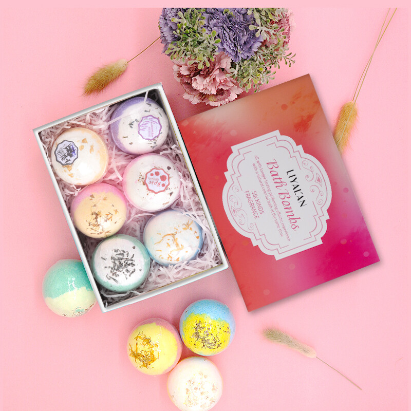Bath Bombs, Natural Relaxing Moisturize Gifts Sets Bubble