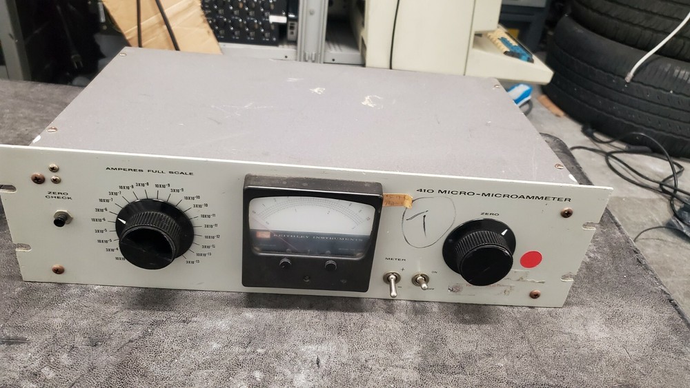 Keithley Instruments Model 410 Full Scale Micro-Microammeter Tested and Working