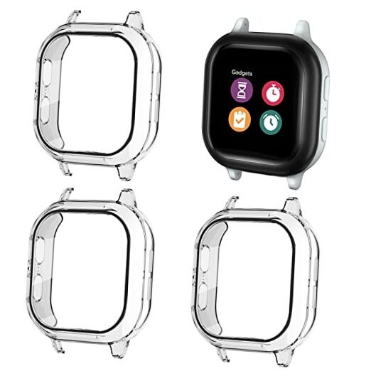 [3-Pack] Case Compatible Screen Protector for Gizmo Watch 2 Clear+Clear+Clear