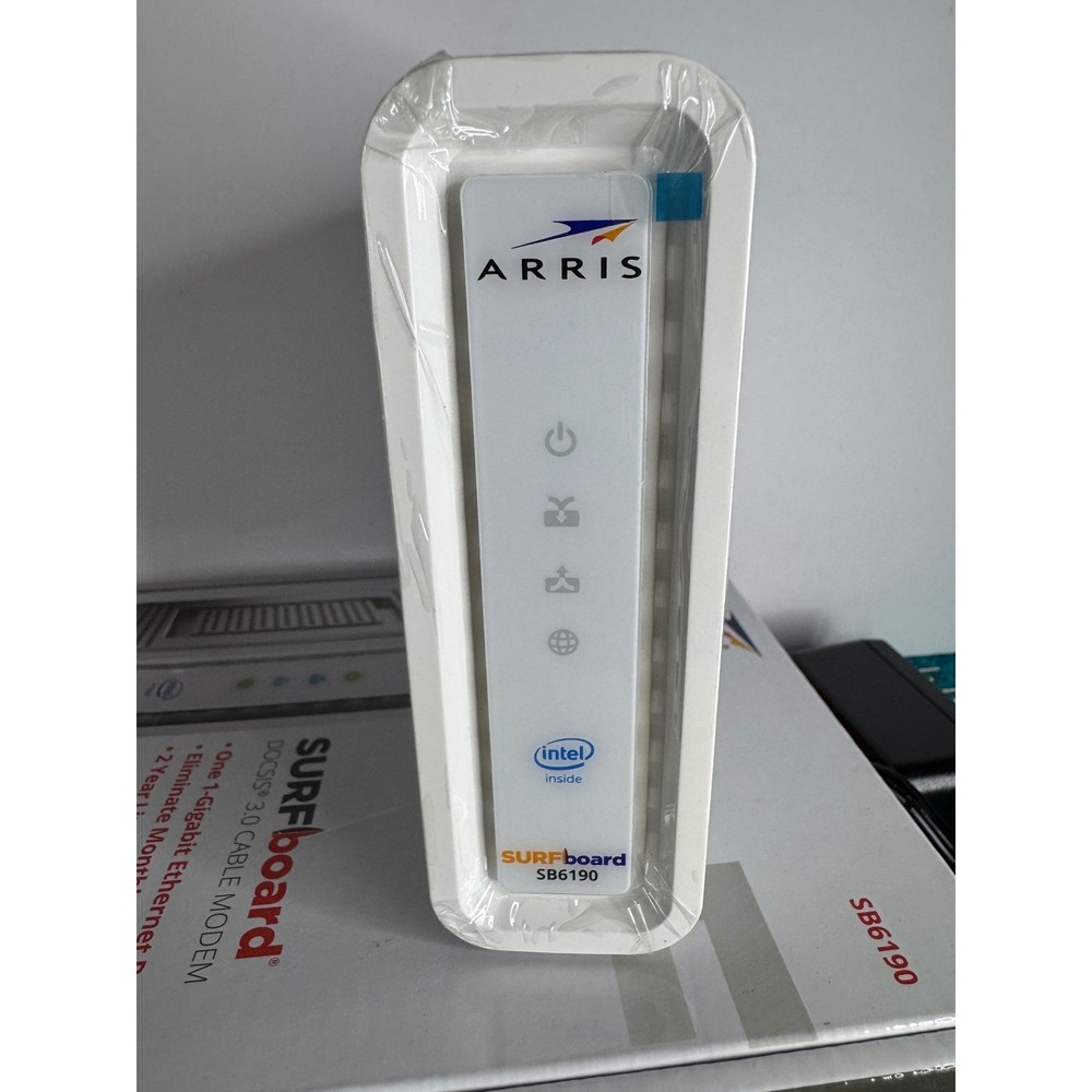 ARRIS SURFboard SB6190 DOCSIS 3.0 Cable Modem Intel Inside White - Ships Free